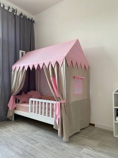 Custom canopy for your bed! Can be used for all types of children's beds, baby cribs and playpens, as well as for bed ikea kura.   Perfectly creates a cozy atmosphere and decoration for a child's room. This beautiful canopy can be made in a variety of options and configurations!  The roof and curtains are made of cotton.  You can choose the color separately for the roof, curtains and windows! Several options are also available, you can choose just the roof or just the curtains, or you can choose Baldachin Bed, Canopy Crib, Curtain Bed, Montessori House, Bed Ikea, Cute Dog Beds, Montessori Bed, Ikea Kura, Custom Canopy