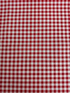 red, White, Checkered, Gingham, Cotton, Drapery, Upholstery, Bedding, Printed Fabric By the Yard Chevron Furniture, Red And White Gingham, Chevron Wallpaper, Upholstery Projects, Bedding Pillows, Gingham Fabric, Drapery Panels, Chevron Stripe, Chevron Print