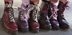 ribbon laces Spring Punk Lace-up Boots, Boots With Ribbon Laces, Ribbon Doc Martens, Doc Martens With Ribbon Laces, Ribbon Lace Doc Martens, Ribbon Laces, Dr. Martens Boots, Pretty Good, Dr. Martens