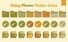 the different types of flower folders