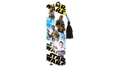 a star wars bookmark with images of the characters