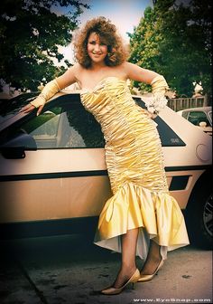 Prom picture from the 80's Prom Dresses 80s, 1980s Looks, Prom Night Dress, 1980s Prom, 80s Party Dress, Prom Dress Inspo