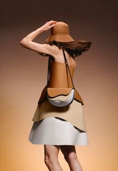 The saddle-shaped silhouette is timeless and versatile, crafted in soft leather to retain the structure. Handbag Tutorial, Bags Inspiration, Fashion Wishlist, Good Design, Leather Bags, Vera Bradley, New Day, Soft Leather, The Spirit