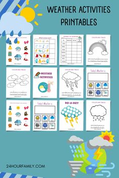 printable weather activities for kids and adults