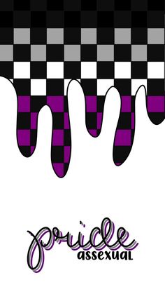 purple and black checkered pattern with the words prince assexal