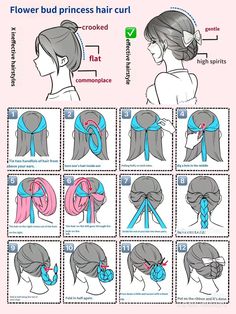 Cool Hair Designs, Hairstyle Examples, Hair Style Korea, Hair Tutorials Easy, Japanese Hairstyle, Hair Stylies, Hair Up Styles, Hairdo For Long Hair, Cool Hair