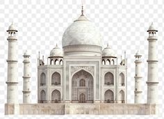 an architectural rendering of the tajwa mosque in india, transparent and png