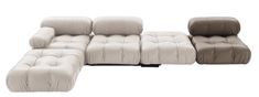 an image of a couch and ottoman set on white background with clipping for text