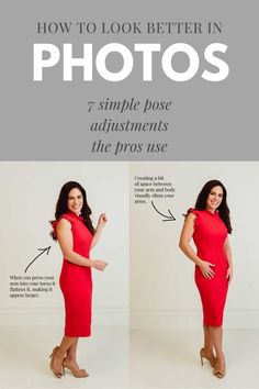 Posing For Formal Pictures, Best Pose For Pictures Women, Posing Guide For Women Dress, How To Pose In A Bodycon Dress, How To Stand For Pictures In A Dress, How To Pose Thinner In Pictures, Best Way To Pose For Pictures Standing, Slim Photo Poses, Best Way To Pose For Pictures Tips