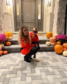 Fall Pumpkin | Mother Son Halloween Costume | Matching Halloween Costume with Toddler Baby Pumpkin Halloween Costume, Mother Son Halloween Costumes, Mommy Baby Halloween Costumes, Mom And Baby Costumes, Matching Family Halloween Costumes, Halloween Costume Matching, Mommy Son Outfits, Mom Halloween Costumes, Mom Costumes