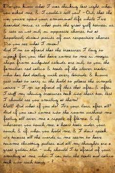 an old letter written in black ink on parchment paper with writing underneath the letters and numbers