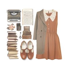 I like everything except the trench coat and I know it's part of the style but I'm just not feeling it: Cute Nerd Outfits, Nerd Outfits, Looks Street Style, Vestidos Vintage, Vintage Tea