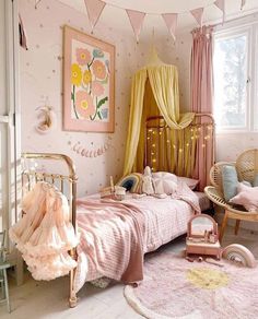 Peach Bedroom, Girl Room Inspiration, Toddler Bedrooms