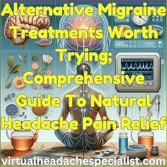 Alternative Migraine Treatments Worth Trying; Comprehensive Guide To Natural Headache Pain Relief. #alternativemedicine #alternative #natural #naturalcuresandremedies #naturalmedicineremedies #magnesium #magnesiumbenefits #naturalhealthvitamins #supplements #vitamins #complementary #yoga #meditation #acupuncture #acupressure #holistic #massagetherapy #holistichealth #migraine #chronicmigraine #headache #migrainerelief #migraineremedies #medical #health #blog #blogger #blogging #migraineblog #medicalhealthtips #wellness #neurologist #neuroscience #neuro #brain #healthyliving #healthtipsforhealthylife #selfcare #selfcaretips #doctor #physician #headachespecialist #pain Natural Headache, How To Help Nausea, Chronic Migraines, Medical Health, Migraine Headaches, Pelvic Pain