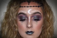 Fortune Teller Aesthetic Outfit, Diy Fortune Teller Costume, Fortune Teller Costume Diy, Halloween Fortune Teller Costume, Fortune Teller Makeup, Halloween Fortune Teller, Mardi Gras Makeup, Fortune Teller Costume, Halloween Costumes For Work