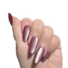 Click to see more.

50 Stunning Cat Eye Nail Designs to Captivate Any Crowd Medium Almond Nails, Red Press On Nails, Medium Almond, Gel Nail Kit