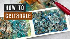 an art journal with the title how to getangle