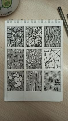 Линии, line, рисунок гелевой ручкой, антистресс Zen Aesthetic Art, Zentangle Pattern, Pen Art Work, Texture Drawing, Geometric Design Art, Design Basics