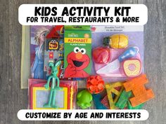 ✈️🚗The portable kids' travel activity pack is perfect for long car rides, featuring a custom road trip bag filled with activity and craft supplies, games and toys. These travel essentials ensure children stay entertained and engaged during any journey! ✨Some toys have suggested ages listed, but please use your best judgement when giving any toy to a child-- they should be watched closely regardless of what they play with. Let's keep our kids safe! ✨Activities include a combination of these item Road Trip Kits For Kids, Summer Car Kit Kids, Toddler Car Activities Road Trips, Roadtrip Activities For Kids Busy Bags, Travel Kids Activities Car, Road Trip Bag, Kids Travel Activities, Airplane Activities, Long Car Rides