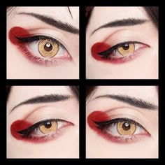 Teknik Makeup, Drag Make-up, Anime Eye Makeup, Graphic Makeup, Vox Akuma, Eye Makeup Art, Eyes Makeup