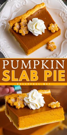 Enjoy this foolproof Pumpkin Slab Pie recipe for bite-sized pumpkin pie deliciousness! With a smooth, spiced filling, it’s a perfect addition to your Thanksgiving dinner party, ideal for easy Thanksgiving desserts and easy pumpkin recipes! Pumpkin Slab Pie, Smores Dip, Thanksgiving Desserts Easy, Slab Pie, Sally's Baking, Spiced Pumpkin, Feed A Crowd, Pumpkin Pie Filling, Desserts For A Crowd