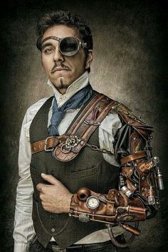 BEFORE YOU PIN THIS! Check out the steampunk story featuring a character… Steampunk Gadgets, Steampunk Tendencies