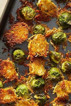 brussel sprouts on a baking sheet ready to be cooked