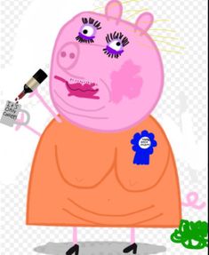 life Funny Peppa Pig Pictures, Peppa Pig Drawing Funny, Cursed Peppa Pig Images, Bald Peppa Pig Pfp, Mommy Pig Funny, Pepa Pig, Peppa Pig Funny Clean, Peppa Pig Pictures, Shrek Funny