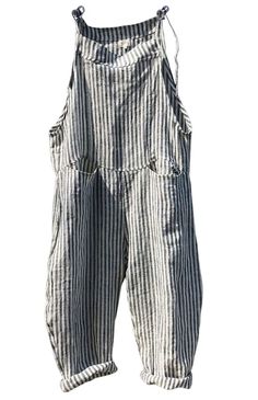 Cargo Jumpsuit, Striped Linen Pants, Summer Stripes, Bib Overalls, Overalls Women, Casual Stripes, Striped Linen, Dungarees, Wide Leg Jumpsuit