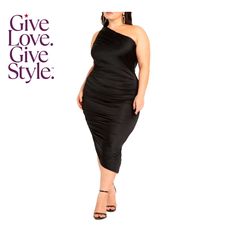 in stock One Shoulder Plus Size Dress, Plus Size Cocktail Dress, Form Fitting Black Dress, Plus Size Corset, Scuba Dress, Sleeveless Bodycon Dress, Column Dress, Midi Short Sleeve Dress, Black Cocktail