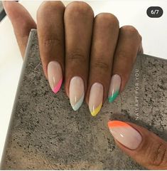 Summer Nail Art 2024, Nails Art Designs Summer, Summer Nails Art Designs, Summer Nails Coffin, Summer Nails Art, Summer Nails 2023, Nails Art Designs, Band Nails, Sassy Nails