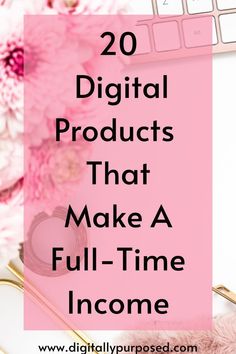 20 Digital Product Ideas to Sell on Etsy in 2023 and Make a Full-Time Income | Things to s… in 2024 Ideas To Sell On Etsy, Product Ideas To Sell, Ideas To Sell, Digital Products To Sell, Pinterest Affiliate Marketing, Digital Entrepreneur, Products To Sell, Extra Money Online, Social Media Growth