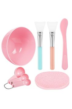 Penyimpanan Makeup, Mask Bowl, Diy Facial Mask, Face Mask Brush, Mixing Bowl Set, Diy Facial, Mixing Bowls Set, Facial Mask, Beauty Skin Care Routine