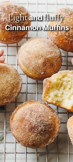 These easy Cinnamon Muffins are filled with warm spice and dipped in cinnamon sugar for an irresistible, sugary crunch. Fresh from the oven in just 25 minutes! Easy Cinnamon Muffins, Cinnamon Muffins Easy, Cinnamon Muffins Recipe, Muffin Recipes Cinnamon, Cinnamon Sugar Recipes, Cinnamon Sugar Muffins, Easy Biscuits, Breakfast Muffin