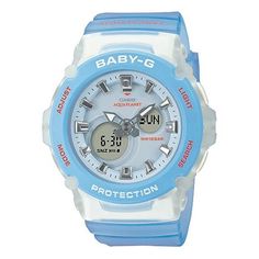 Casio BABY-G Waterproof Sports Shockproof Womens Blue Analog BGA-270AQ-2A Baby G, Water Proof, Free Size, Your Perfect, Sports, Sneakers, Water, Blue, Quick Saves