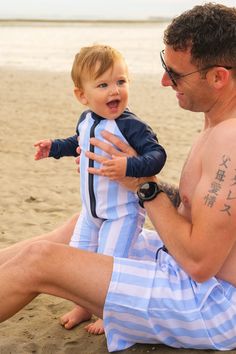 Matching swimwear for summer time at the beach with Zipster.