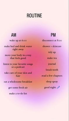 Printable Templates, Mental And Emotional Health, Night Routine