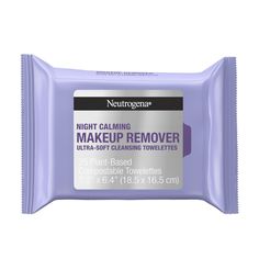 Gently remove makeup & cleanse the day away with Neutrogena Makeup Remover Night Calming Cleansing Face Wipes with a relaxing scent. The nighttime facial cleansing towelettes gently dissolve up to 99% of makeup, even waterproof mascara. Plus, these face wipes lift away oil, dirt, sunscreen & pollution while the relaxing scent calms you before bed. The patented cleansing technology of these pre-moistened facial cleansing towelettes with a triple emollient blend melt away makeup & leave skin refre Facial Cleansing Wipes, Feeling Calm, Neutrogena Makeup Remover, Xmas Wishlist, Face Wipes, Neutrogena Makeup, Makeup Remover Wipes, Makeup Wipes, Remove Makeup