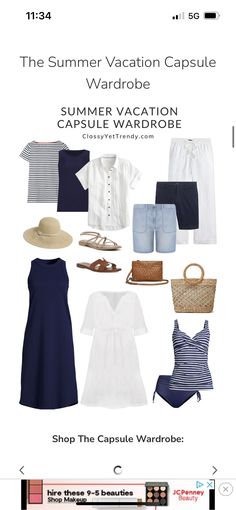 Coastal Casual Outfit, Nantucket Style Clothing, Vivid Linen, Summer Holiday Outfits, Casual Summer Wear, Summer Capsule, Casual Outfit Inspiration, Spring Capsule Wardrobe, Summer Capsule Wardrobe