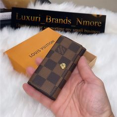 Authentic And Preloved Louis Vuitton Key Holder In Damier. Excellent Condition. Almost Brand New. Gold Hardware. Date Code Inside And Visible. Comes With The Box But No Dust Bag. Made In France. Louis Vuitton Key Holder Louis Vuitton Men’s Wallet, Louis Vuitton Key Holder, Louis Vuitton Key Pouch, Key Pouch, Louis Vuitton Accessories, Louis Vuitton Brown, Lv Wallet, Key Card Holder, Key Holder