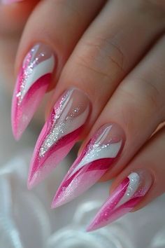 A-listers have access to the perfect makeup and most beautiful dresses, but accidents still happen Stiletto Nail Design Ideas, Unique Acrylic Nail Designs, Burgundy Acrylic Nails, Beauty Hacks Nails, Long Nail Designs, Stiletto Nails Designs, Christmas Nails Acrylic