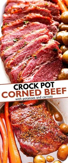 crock pot corned beef with potatoes and carrots