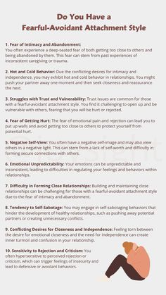 Fearful-Avoidant Attachment Style ✨ Avoidant Attachment Styles, Attachment Styles In Relationships, Avoidant Fearful Attachment Style, Different Attachment Styles, Attachment Disorder Adults, Fearful Attachment Style, Healing Attachment Styles, Avoidance Attachment Style, Avoidant Attachment Style Relationships