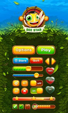 the bee star game is shown in this screenshot