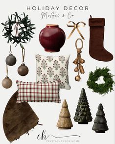 holiday decor is featured in this image