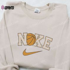 Introducing the Basketball x Nike Sport Embroidered Shirt, NBA Sport Embroidered Shirt, and Nike Inspired Embroidered Shirt – the ultimate Handmade Nike Sweatshirt, Custom Nike Hoodie Ideas, Cute Nike Stuff, Homemade Nike Sweatshirt, Casual Nike Outfits, Nike Sweatshirts Diy, Basketball Sweatshirts Design, Cute Nike Sweatshirts, Cute Basketball Outfits