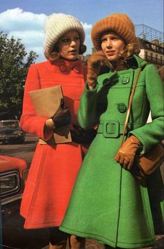 1970s Fashion Trends, Slim Aaron, 60s Fashion Trends, Fall Fashion Coats