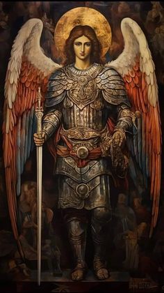 Saint Michael The Archangel, Golden Art, Michael The Archangel, Michael Art, Saint Michael