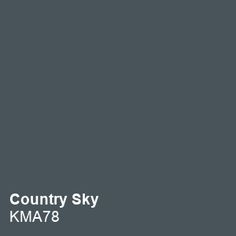 the country sky kma78 is shown in this dark gray background with white lettering