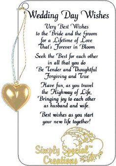 Best Wedding Day QuotesQuotesGram Wedding Sentiments For Cards, Wedding Card Verses, Wedding Day Messages, Wedding Wishes Messages, Wedding Wishes Quotes, Wedding Card Quotes, Wedding Verses, Wedding Day Wishes, Wedding Day Quotes